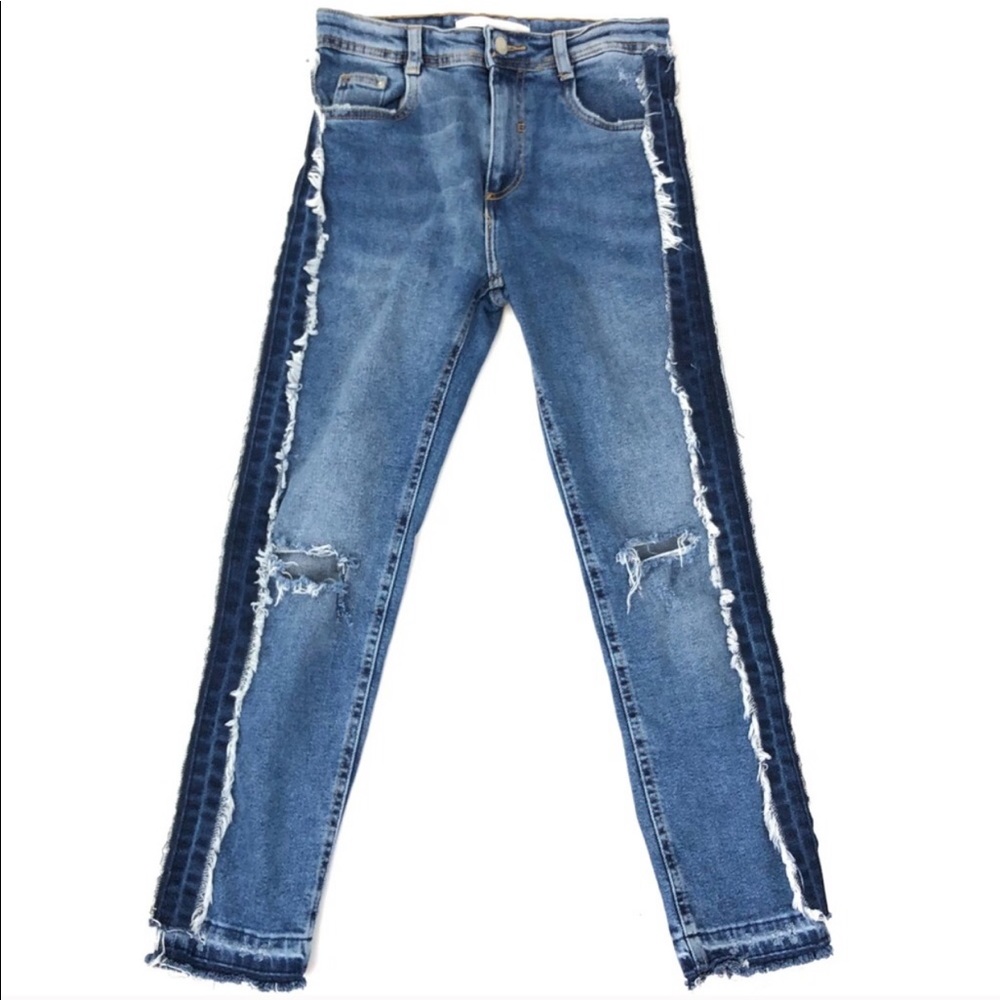 New Zara distressed jeans 2